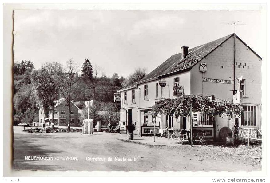 C7471 - NEUFMOULIN - Chevron - Carrefour De Neufmoulin   *garage*café-restaurant* - Stoumont