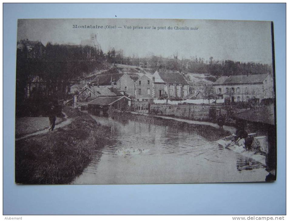 Montataire.Vue Prise Sur Le Pont Du Chemin Noir - Montataire