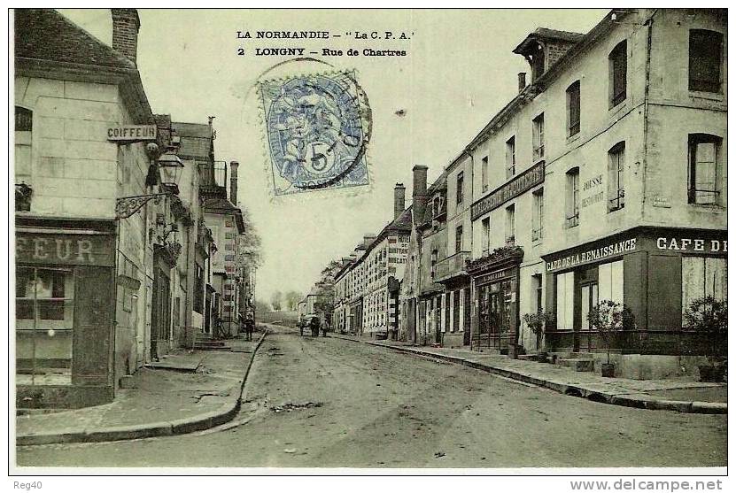 D61 - LA NORMANDIE   -  LONGNY  -  Rue De Chartres - Longny Au Perche