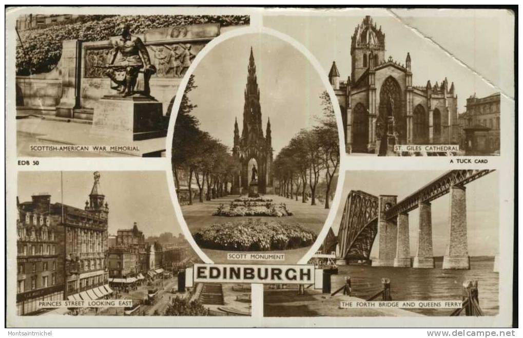 Edinburgh. Royaume Uni. St Giles Cathédral. The Forth Bridge And Queens Ferry. Princes Street. Scottish-Américan War ... - Midlothian/ Edinburgh