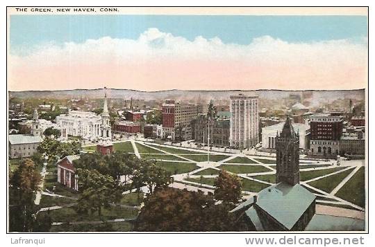 ETATS UNIS- Ref No 195- The Green , New Have , Conn    - Bon Etat - New Haven