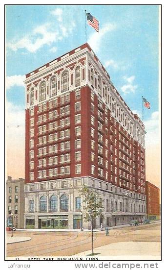 ETATS UNIS -ref No 200- Hotel Taft , New Haven -conn - Bon Etat - - New Haven