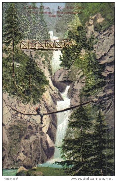 Slowakei; Hohe Tatra; Riesenwasserfall; 1912 - Slovacchia