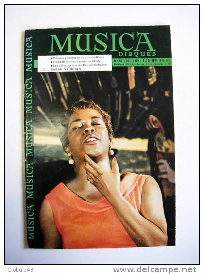 MUSICA N° 67 OCTOBRE 1959 54 P   CEUX QUI ONT FAIT LE JAZZ - Music