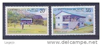 CHRISTMAS 0134/35 Club De Golf De Christmas - Christmas Island