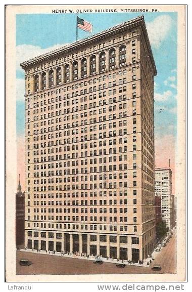 ETATS UNIS -ref No 246- Henry W Oliver Building , Pittsburg -pa-bon Etat - Pittsburgh