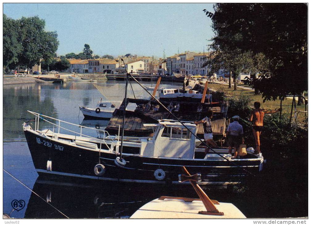 17 - SAUJON - Bateaux Dans Le Port De Ribéroux - Excellent état - Saujon