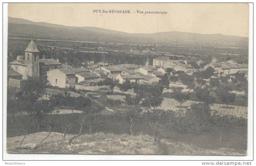 Puy-Ste-Réparade. - Vue Panoramique. - Autres & Non Classés