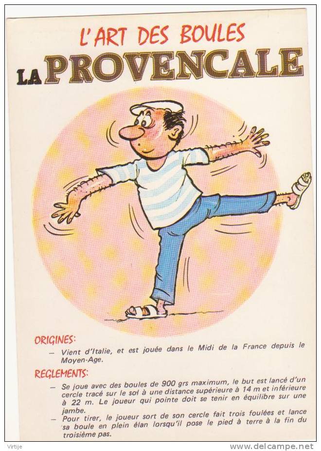 L´art Des Boules : LA PROVENCALE.- LYNA.- 866 - Boule/Pétanque