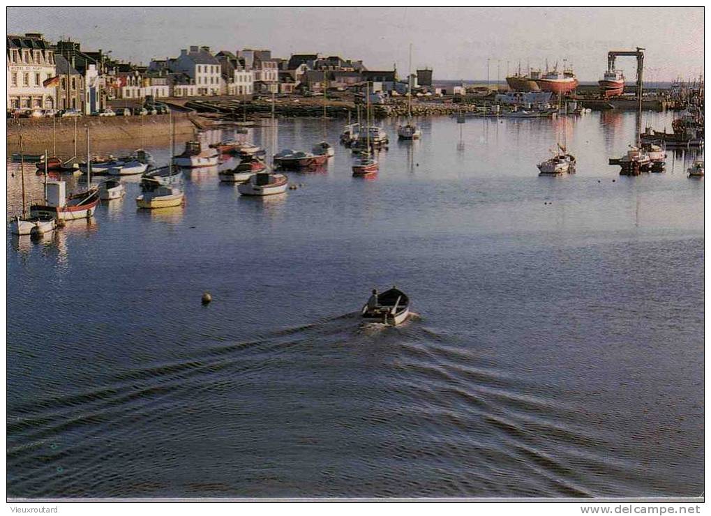 CPSM.  LE GUILVINEC LECHIAGAT. LE PORT. DATEE 1989. - Guilvinec