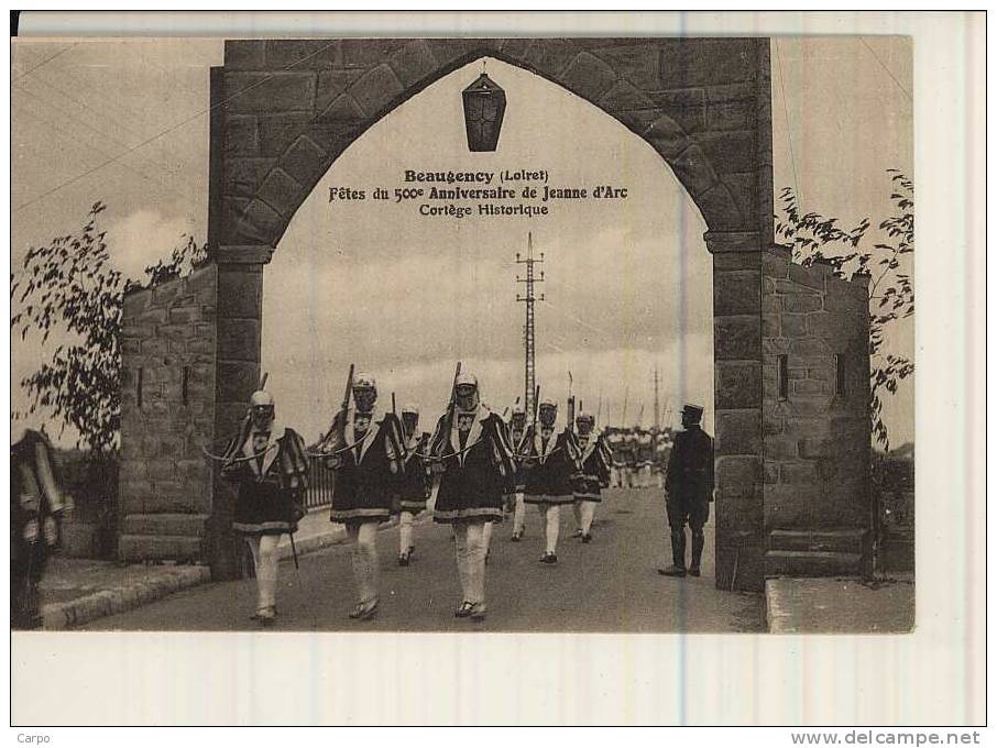 BEAUGENCY. - Fêtes Du 500e Anniversaire De Jeanne D'Arc - Cortège Historique. - Beaugency