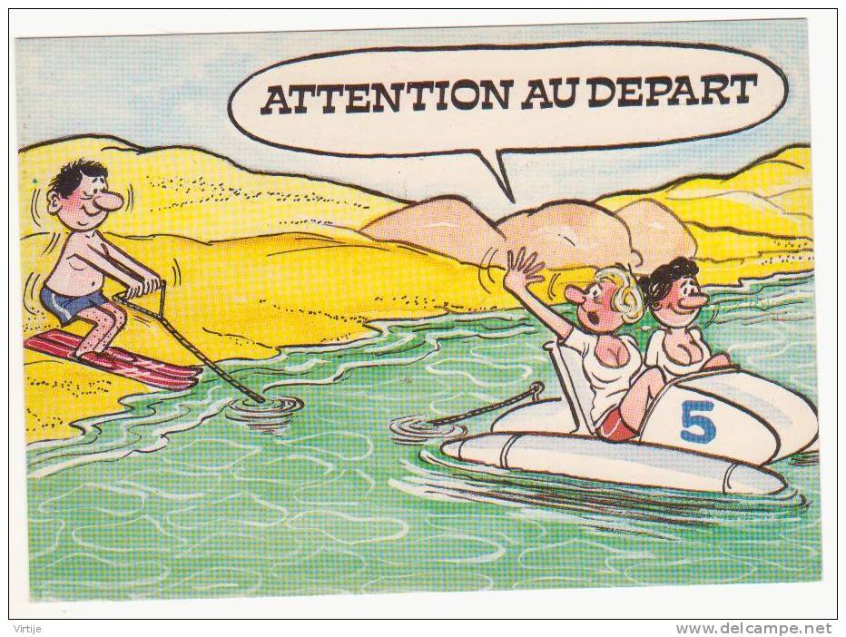 SERIE MER N° 913.-Attention Au Départ - Ski Nautique