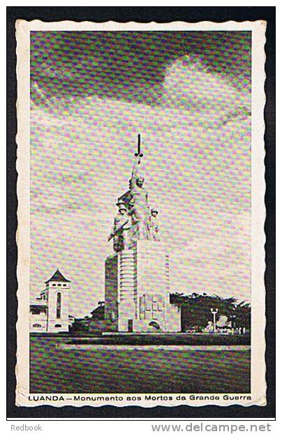 Early Postcard Luanda Angola - Ex Portugal Colony - Monumento AosMortos Da Grande Guerra - War Memorial - Ref 226 - Angola