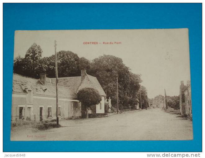 41) Contres - Rue Du Pont - Année  - EdiT  Greltier - Contres