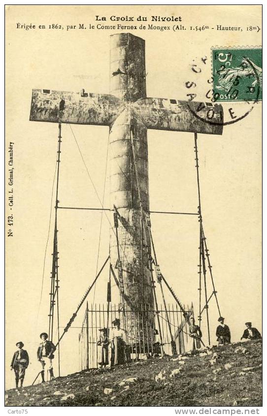 Croix Du Nivolet érigée En 1862 - Monuments