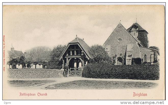 BRIGHTON  Rottingdean Church - Brighton