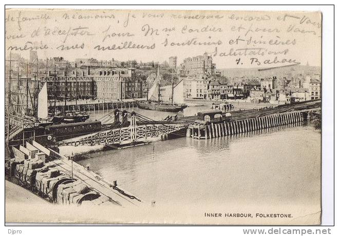 FOLKESTONE Inner Harbour  1912 - Folkestone