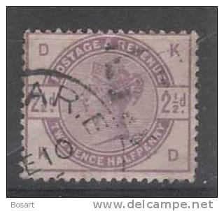 Grande Bretagne Victoria.n°79 Ob C 12 € Y.T.08 - Used Stamps
