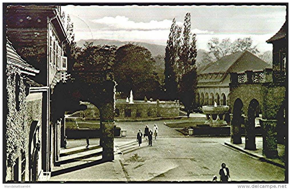 AK Bad Nauheim Sprudelhof In Der Abenddämmerung (18) BAD NAUHEIM N 20.09.1956  - 17 Nach   Arnheim / Holland - Bad Nauheim