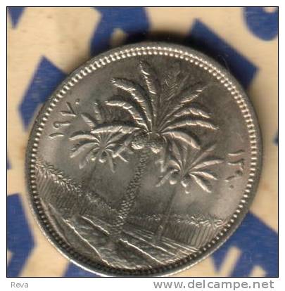 IRAQ 50 FILS ARABIC WRITING FRONT PALM TREES BACK 1390 -1970 KM128 READ DESCRIPTION CAREFULLY !!! - Iraq