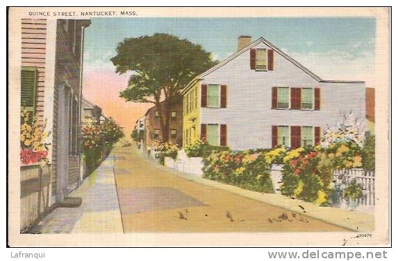 ETATS UNIS -ref No 288- Quince Street - Nantucket - Mass - - Nantucket