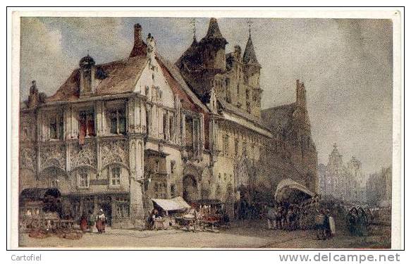 MECHELEN-PLACE DU MARCHE EN 1884 - Malines