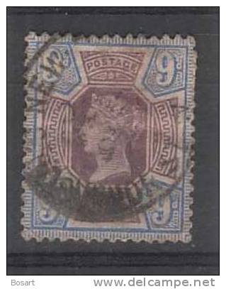 Grande Bretagne N°101 Ob.avec Papier Et Charnière C 50 € Y.T.08 - Usati