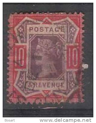 Grande Bretagne N°102 Ob. Avec Papier Et Charnière C 47.50 € .Y.T.08 - Used Stamps