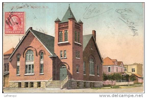 ETATS UNIS - Ref No 371- M E Church - Minot - N D  - Bon Etat - Sonstige & Ohne Zuordnung