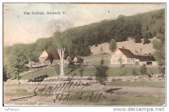 ETATS UNIS - Ref No 377- Elm Cottage , Barnard , Vt - Bon Etat - Autres & Non Classés