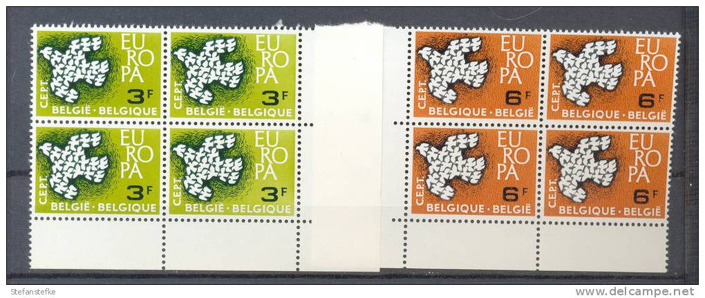 Belgie Ocb Nr : 1193 - 1194 **   (zie Scan) MNH Europa - 1961