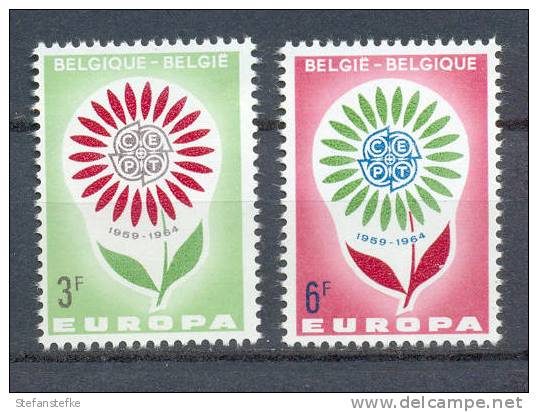 Belgie Ocb Nr : 1298 - 1299 **    (zie Scan) MNH Europa - 1964