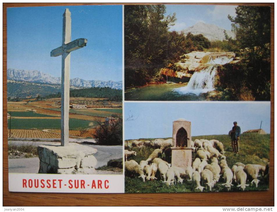 CPSM Rousset Sur Arc Trets Aix Bouches Du Rhône 13 Provence Alpes Côte D´Azur Sainte Victoire - Rousset
