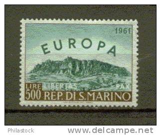 EUROPA SAINT MARIN N° 523 ** - 1961