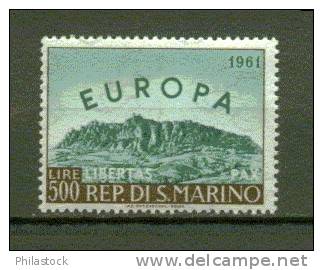 EUROPA SAINT MARIN N° 523 ** - 1961