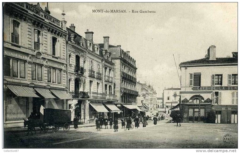 40 - LANDES - MONT De MARSAN - RUE GAMBETTA - Mont De Marsan