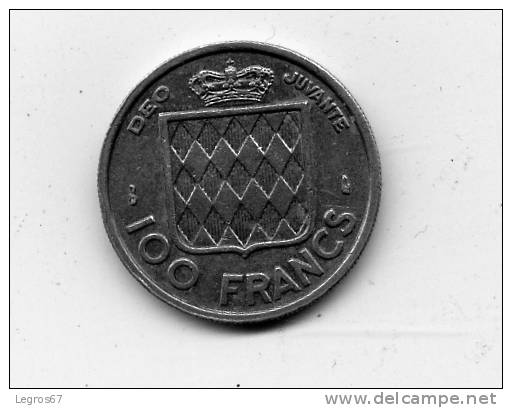 MONACO 100 FRANCS RAINIER III 1956 - 1949-1956 Anciens Francs