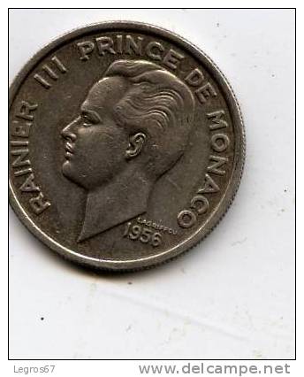 MONACO 100 FRANCS RAINIER III 1956 - 1949-1956 Old Francs