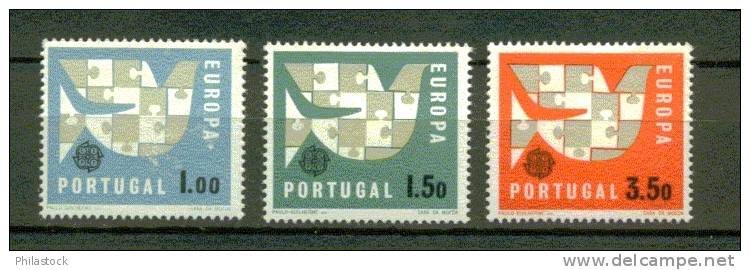 EUROPA PORTUGAL N° 929 à 931 ** - 1963