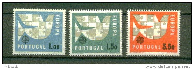 EUROPA PORTUGAL N° 929 à 931 ** - 1963