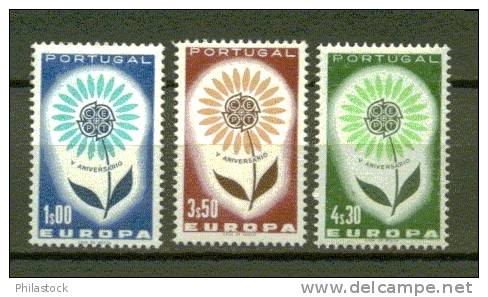 EUROPA PORTUGAL N° 944 à 946 ** - 1964