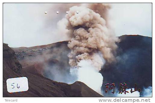 Volcan Volcano Vulkan Sur Telecarte (56) - Volcans