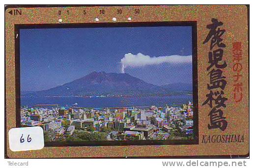 Volcan Volcano Vulkan Sur Telecarte (66) - Volcans