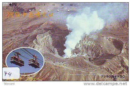 Volcan Volcano Vulkan Sur Telecarte (74) - Volcans