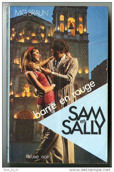 {44652} M G Braun " Barré En Rouge " Sam & Sally N° 11 , EO 1975 - Fleuve Noir