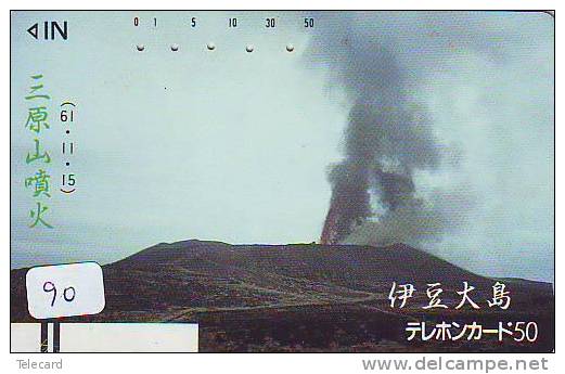 Volcan Volcano Vulkan Sur Telecarte (90) Barcode 110-19212 - Volcans
