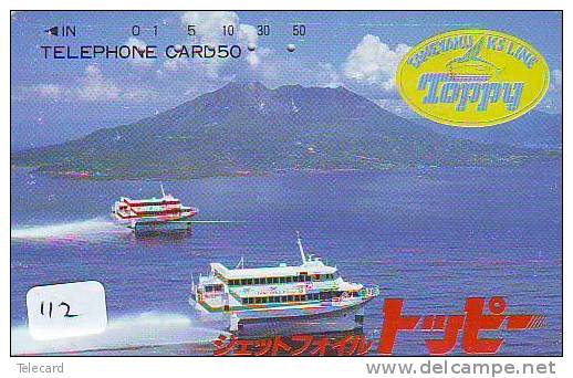 Volcan Volcano Vulkan Sur Telecarte (112) - Volcanos