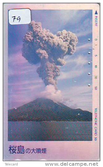 Volcan Volcano Vulkan Sur Telecarte (79) - Volcans