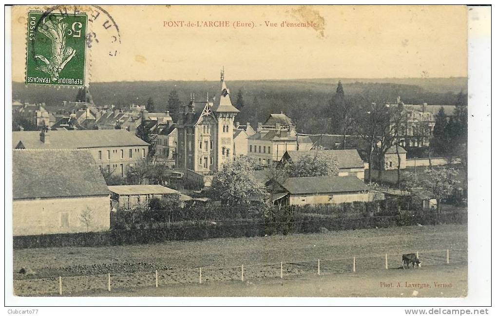 Pont-de-L´Arche : Vue Générale 1909 (animée). - Pont-de-l'Arche