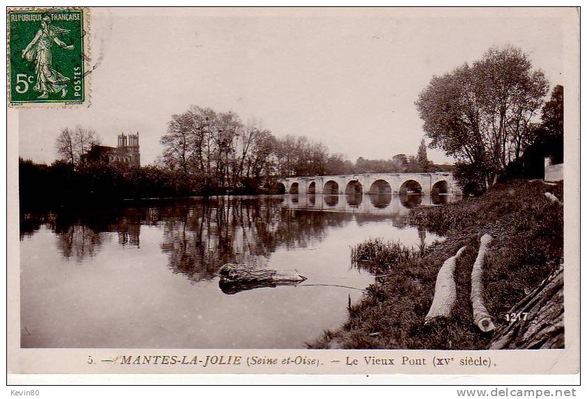 78 MANTES LA JOLIE Le Vieux Pont (XV é Siécle) - Mantes La Ville